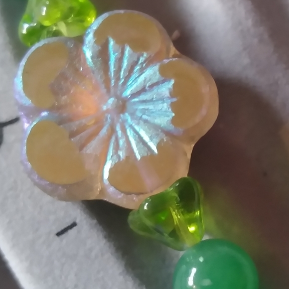 💎🎁 8" Boho Genuine Green Aventurine Flower 🌼 Bracelet 🙂 Magnetic Closure!💥 - Picture 13 of 14